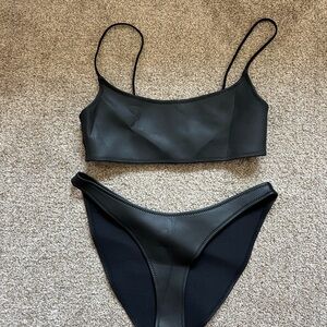 Triangl Swimwear Sleek Black Bikini